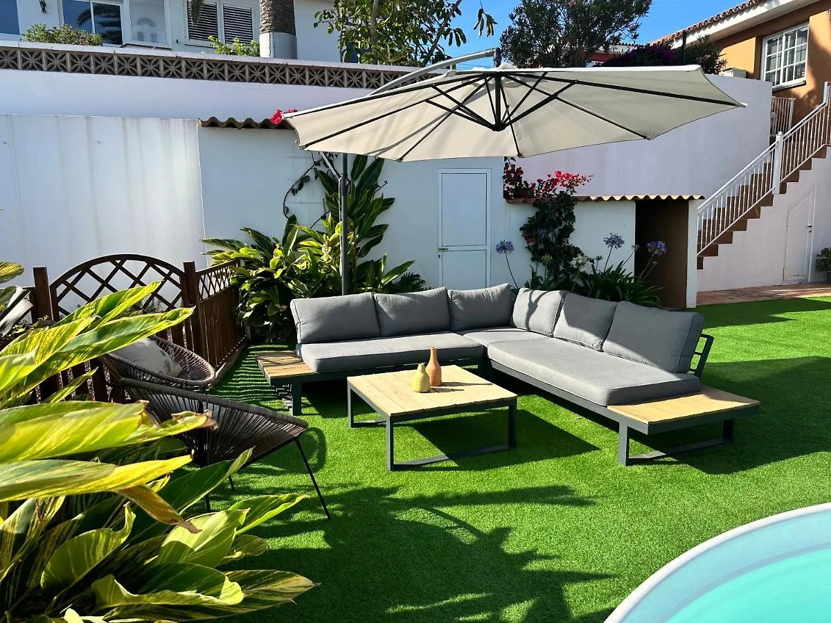 Willa Casa Con Piscina Y Jardin Con Vistas Al Mar Puerto de la Madera Dom wakacyjny